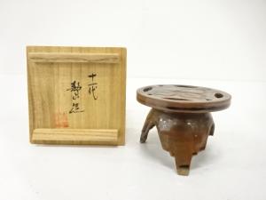 高取焼　十一代　高取静山造　蓋置